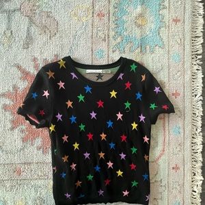 Black Alice + Olivia Star Sweater